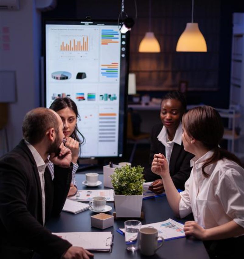 Business team meeting